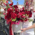 Flower box z różami NIC DWA RAZY