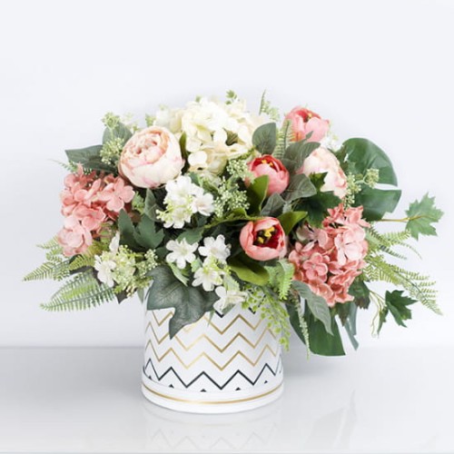 Flower box ze sztucznych kwiatów ACH WIOSNA! 