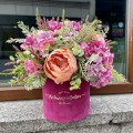 LEON Energetyczny flower box ze sztucznych kwiatów