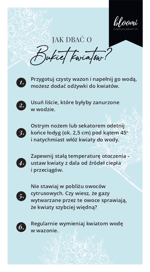 Jak dbać o bukiet