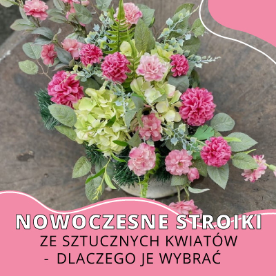 Nowoczesne stroiki na cmentarz ze sztucznych kwiatów — Dlaczego je wybrać?