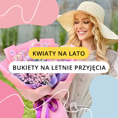 Kwiaty na lato — Zobacz cudowne bukiety na letnie przyjęcia, imprezy i nie tylko!